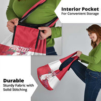 Greenland Flag Style Grocery Bag Polar Pear