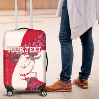 Greenland Flag Style Luggage Cover Polar Pear