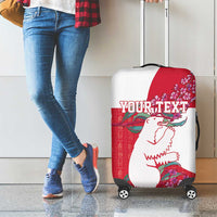 Greenland Flag Style Luggage Cover Polar Pear