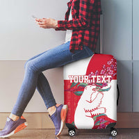 Greenland Flag Style Luggage Cover Polar Pear