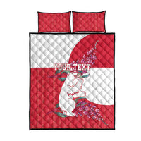 Greenland Flag Style Quilt Bed Set Polar Pear