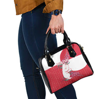 Greenland Flag Style Shoulder Handbag Polar Pear