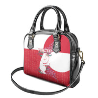 Greenland Flag Style Shoulder Handbag Polar Pear