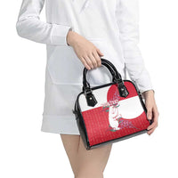 Greenland Flag Style Shoulder Handbag Polar Pear