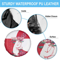 Greenland Flag Style Spare Tire Cover Polar Pear