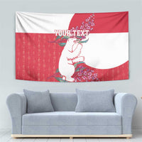 Greenland Flag Style Tapestry Polar Pear
