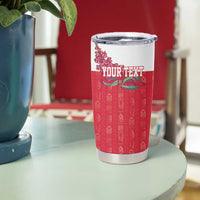 Greenland Flag Style Tumbler Cup Polar Pear