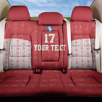 Custom Greenland Football 2024-25 Back Car Seat Cover Tupilaq Pattern