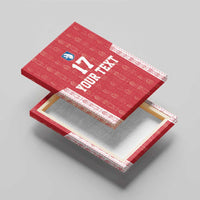 Custom Greenland Football 2024-25 Canvas Wall Art Tupilaq Pattern