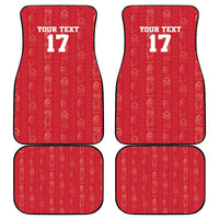 Custom Greenland Football 2024-25 Car Mats Tupilaq Pattern