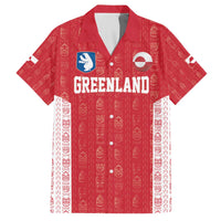 Custom Greenland Football 2024-25 Family Matching Off The Shoulder Long Sleeve Dress and Hawaiian Shirt Tupilaq Pattern