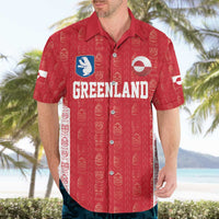 Custom Greenland Football 2024-25 Hawaiian Shirt Tupilaq Pattern