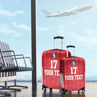 Custom Greenland Football 2024-25 Luggage Cover Tupilaq Pattern