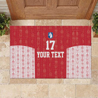 Custom Greenland Football 2024-25 Rubber Doormat Tupilaq Pattern