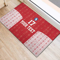 Custom Greenland Football 2024-25 Rubber Doormat Tupilaq Pattern