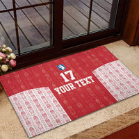 Custom Greenland Football 2024-25 Rubber Doormat Tupilaq Pattern