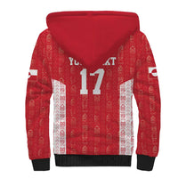 Custom Greenland Football 2024-25 Sherpa Hoodie Tupilaq Pattern