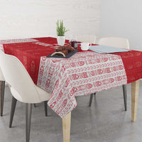 Custom Greenland Football 2024-25 Tablecloth Tupilaq Pattern