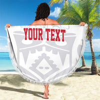 Custom Greenland Football Beach Blanket Polar-Bamserne 2022 Version