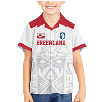 Custom Greenland Football Family Matching Mermaid Dress and Hawaiian Shirt Polar-Bamserne 2022 Version