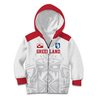 Custom Greenland Football Kid Hoodie Polar-Bamserne 2022 Version