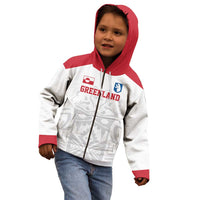 Custom Greenland Football Kid Hoodie Polar-Bamserne 2022 Version