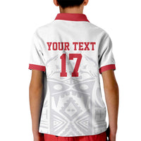 Custom Greenland Football Kid Polo Shirt Polar-Bamserne 2022 Version