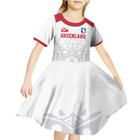 Custom Greenland Football Kid Short Sleeve Dress Polar-Bamserne 2022 Version