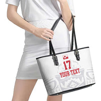 Custom Greenland Football Leather Tote Bag Polar-Bamserne 2022 Version