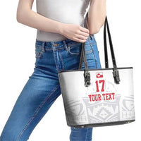 Custom Greenland Football Leather Tote Bag Polar-Bamserne 2022 Version