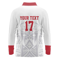 Custom Greenland Football Long Sleeve Polo Shirt Polar-Bamserne 2022 Version