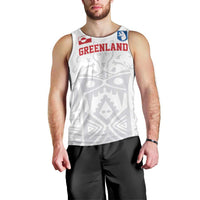 Custom Greenland Football Men Tank Top Polar-Bamserne 2022 Version