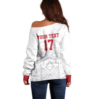 Custom Greenland Football Off Shoulder Sweater Polar-Bamserne 2022 Version