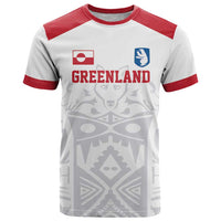 Custom Greenland Football T Shirt Polar-Bamserne 2022 Version