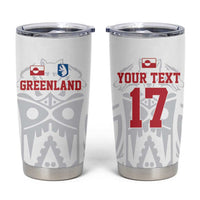Custom Greenland Football Tumbler Cup Polar-Bamserne 2022 Version