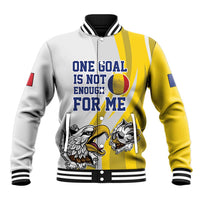 Custom Romania Football With Eagle Mascot Baseball Jacket Sporty Style