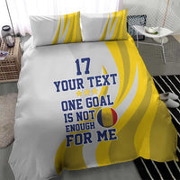 Custom Romania Football With Eagle Mascot Bedding Set Sporty Style