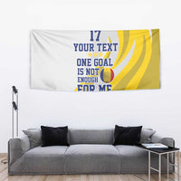 Custom Romania Football With Eagle Mascot Tapestry Sporty Style