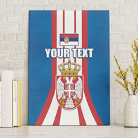 Personalized Serbia Coat of Arms Canvas Wall Art The Serbian Eagle and Serbian cross