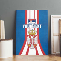 Personalized Serbia Coat of Arms Canvas Wall Art The Serbian Eagle and Serbian cross