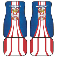 Personalized Serbia Coat of Arms Car Mats The Serbian Eagle and Serbian cross