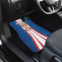 Personalized Serbia Coat of Arms Car Mats The Serbian Eagle and Serbian cross