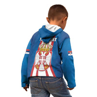 Personalized Serbia Coat of Arms Kid Hoodie The Serbian Eagle and Serbian cross