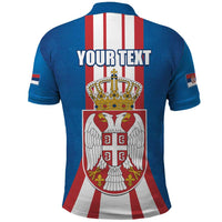 Personalized Serbia Coat of Arms Polo Shirt The Serbian Eagle and Serbian cross