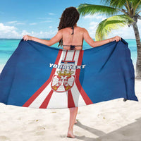 Personalized Serbia Coat of Arms Sarong The Serbian Eagle and Serbian cross