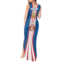 Personalized Serbia Coat of Arms Tank Maxi Dress The Serbian Eagle and Serbian cross