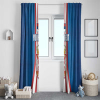 Personalized Serbia Coat of Arms Window Curtain The Serbian Eagle and Serbian cross