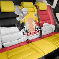 Belgian National Day Back Car Seat Cover 21th July Flag with Dove