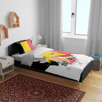 Belgian National Day Bedding Set 21th July Flag with Dove