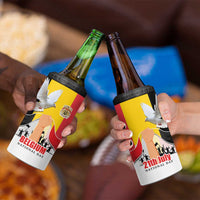 Belgian National Day 4 in 1 Can Cooler Tumbler 21th July Flag with Dove